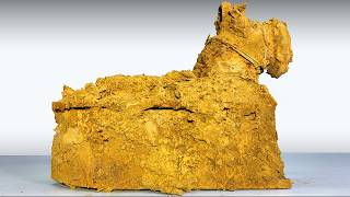 Extremely Rusty Antique Charcoal Iron Restoration - Rusty Coal Iron Restoration Video