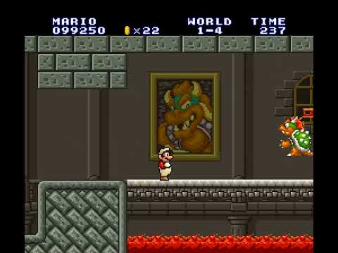 Super Mario All Stars Super Mario Bros World 1 4 
