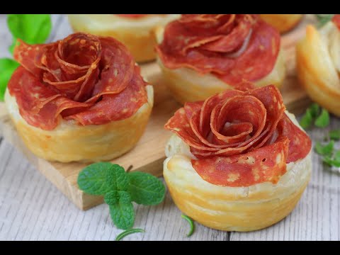 Rose di sfoglia e salame: un goloso bouquet tutto da sgranocchiare!