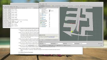 ros + gazebo + gmapping + move_base solving an unknown maze