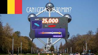 Can I get a sub 30 25k on Belgium? (GeoGuessr)