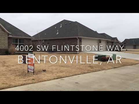 4002 SW Flintstone Way, Bentonville, AR home video tour