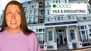 We Tried The WORST Rated Hotel In The UK - Cavendish Hotel Eastbourne