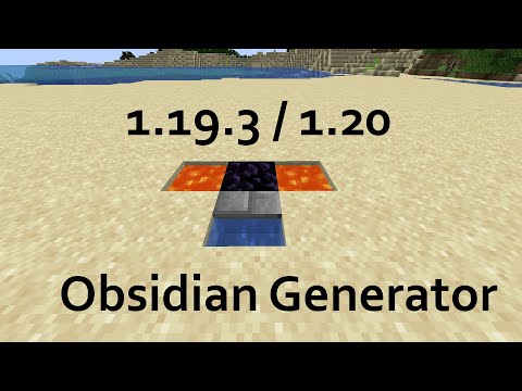 1.19.3/1.20 Infinite Obsidian Generator