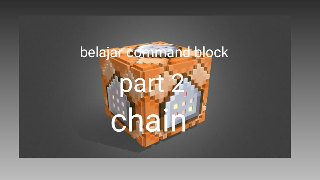 belajar command block untuk pemula #2 MCPE - YouTube
