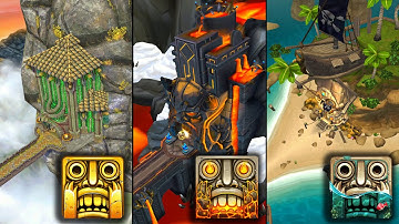 Temple Run 2 Sky Summit Vs Temple Run 2 Volcano Island Vs Temple Run 2 Pirate Cove - Endless Run