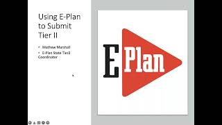 How to use E Plan to submit a 2021 Tier 2 report