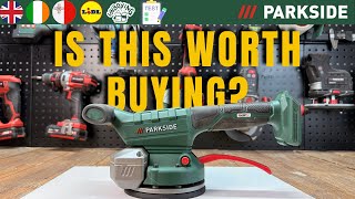 Battery-Powered Vibrating Vacuum Cleaner For Paving Parkside Pafr 20-Li A1 Uk English Irish Lidl
