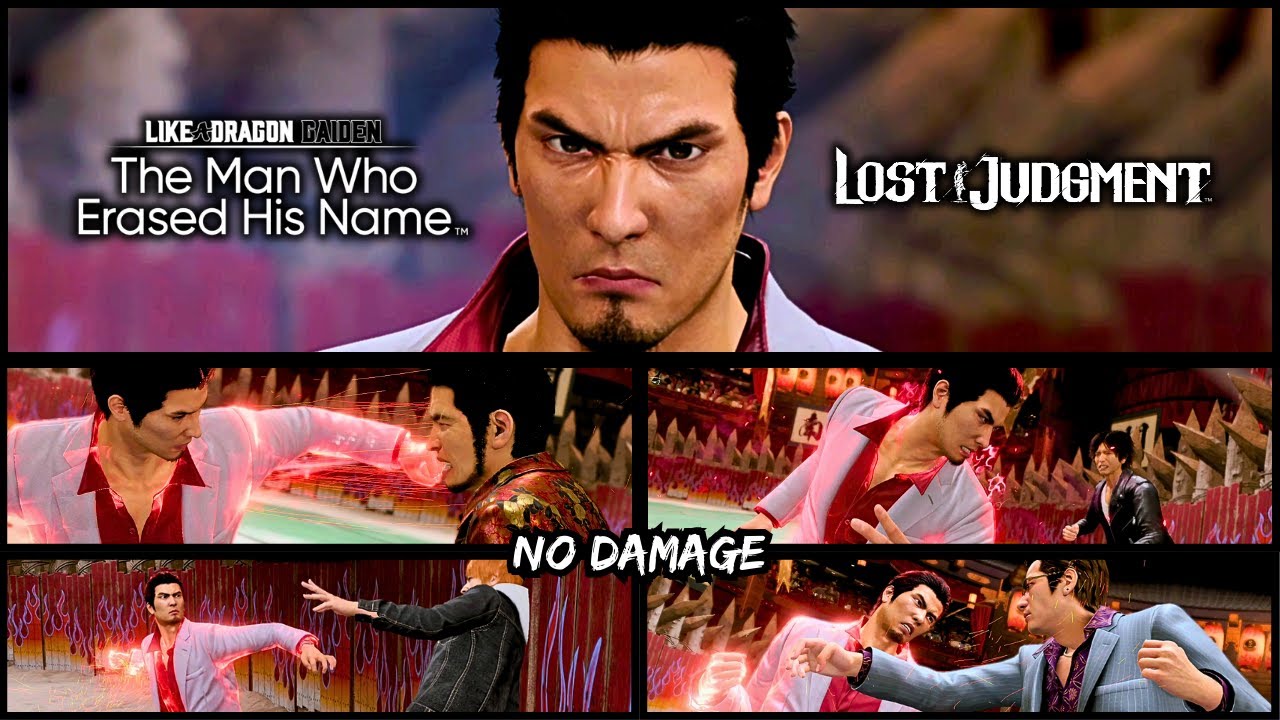 Like A Dragon Gaiden : Kazuma Kiryu VS Lost Judgment Cast (No Damage)