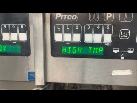 Pitco fryer “high temp” error - YouTube