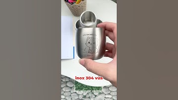 Lý do nên chọn cốc inox 304 #chamsocbe #coc #mevabe #dogiadunggiare