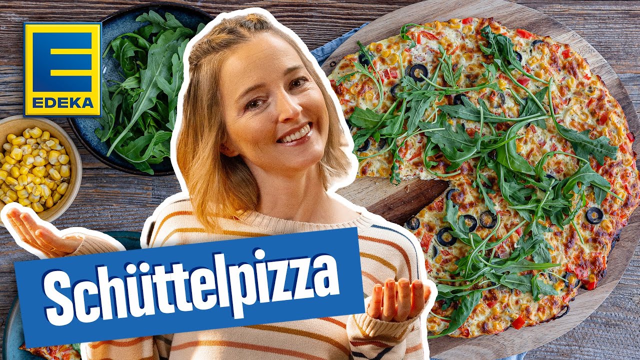 Low-Carb-Schüttelpizza  | Einfaches Pizza Rezept