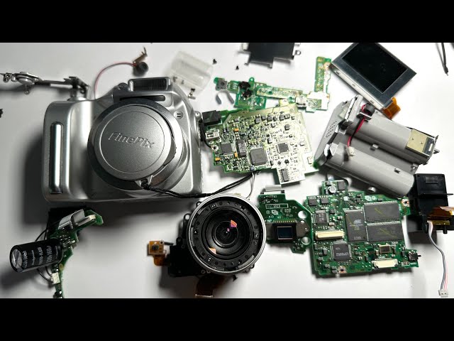 Fujifilm FinePix 2800 Zoom Disassembly - YouTube