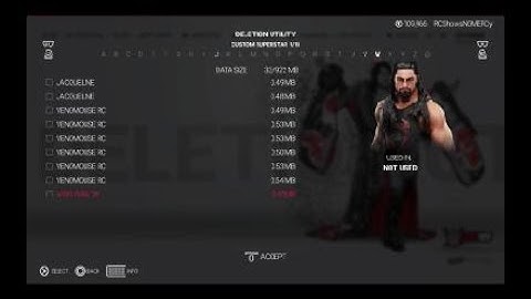 WWE 2K19 DELETING ATTIRES PS4 GAMING TUTORIAL