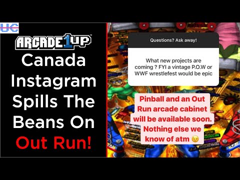 It's Official! Out Run Cabinet from Arcade1up Confirmed by Their Canadian Instagram Account from Unqualified Critics