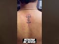 Back trishul tattoo #tattoo #viralshorts #trendingshorts