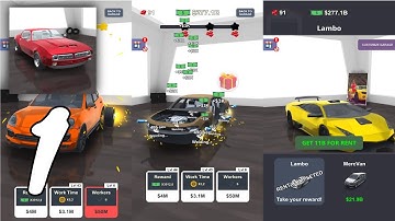 Idle Car Tuning: car simulator Gameplay Walkthrough #1 (Android, IOS)