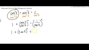 5.3.l Alternate Forms of the Pythagorean Identity