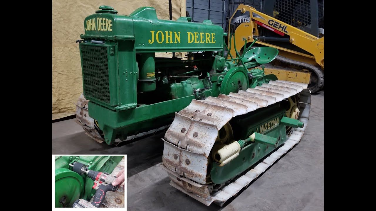 1945 John Deere Bo Lindeman Crawler Tractor With Starting Aid Sold