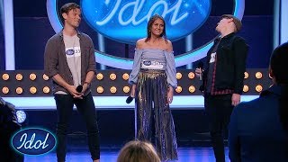 Kristian, Phillip Og Erika Får Sesongens Første Stående Applaus Idol Norge 2018