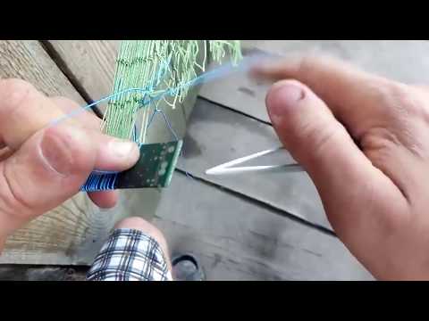 თევზაობა_tevzaoba_როგორ მოვქსოვოთ სათევზაო ბადე - ნასკვები_ 2018*