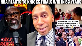 DeAaron Fox PULLS Up On Mike Brown After Knicks Win Wemby Walks Out! Stephen A Shannon Sharpe Reacts