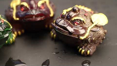 THIỀM THỪ ĐỔI MẦU - Đồ chơi bàn trà - Cóc Ba chân