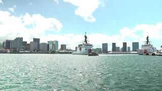 Coast Guard Cutter Kimball arrives in homeport of Honolulu after final sea trials (2019) 🇺🇸