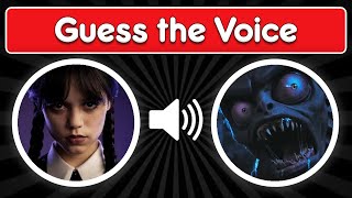 Guess The Wednesday Characters By Their Voice | Wednesday Quiz Resimi