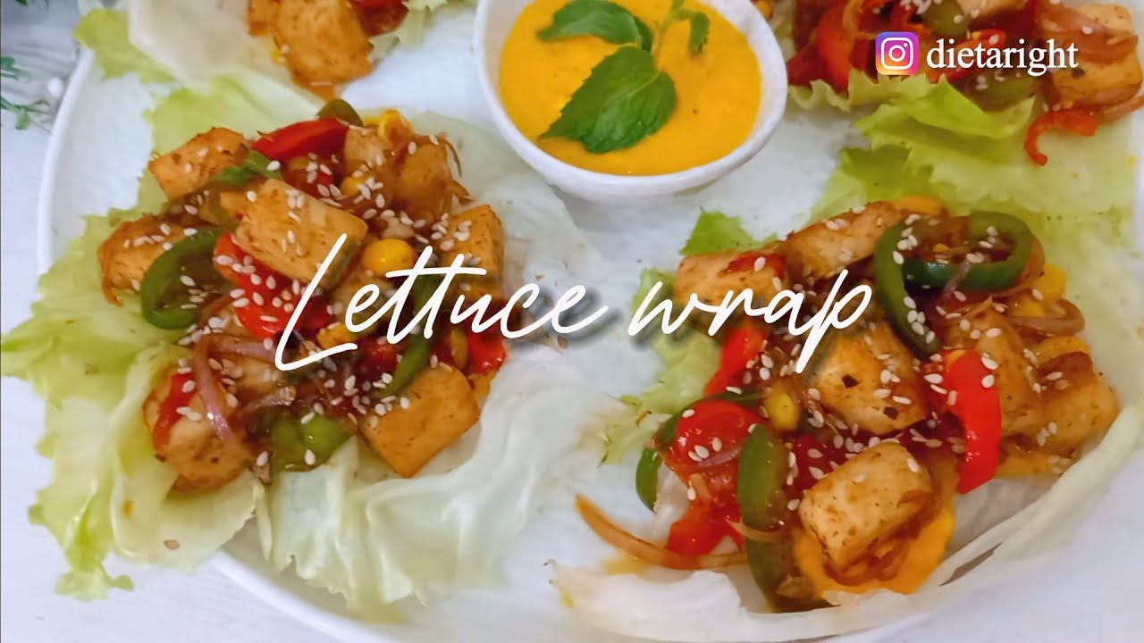 Ep 10/100 Paneer Lettuce Wrap|🥬 HELP ME REACH 600 SUBSCRIBERS🥬| Paneer Recipe| Dinner recipe