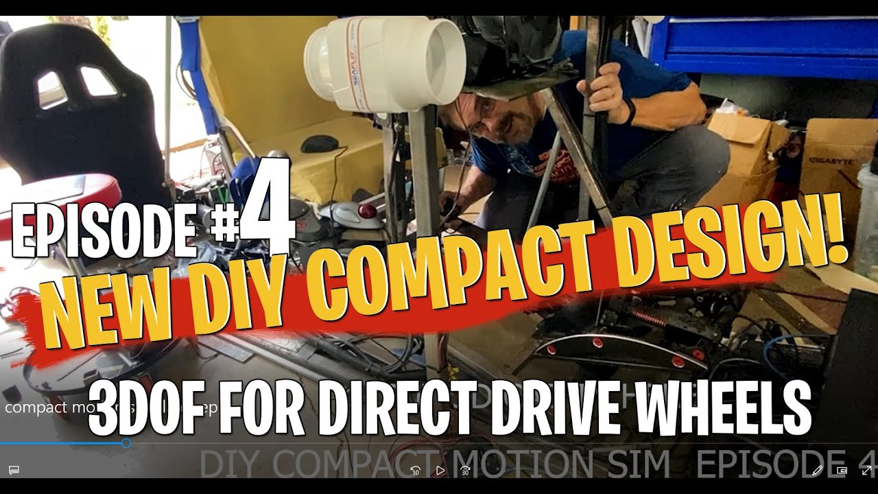 Homemade Sim Racing Motion System DIY compact motion simulator ep 4 do it yourself step by step save some ...