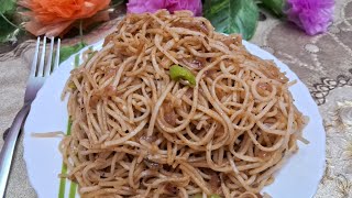 Simple noodles recipe with less ingredients || How to make noodles ?|| Nhanni's kitchen