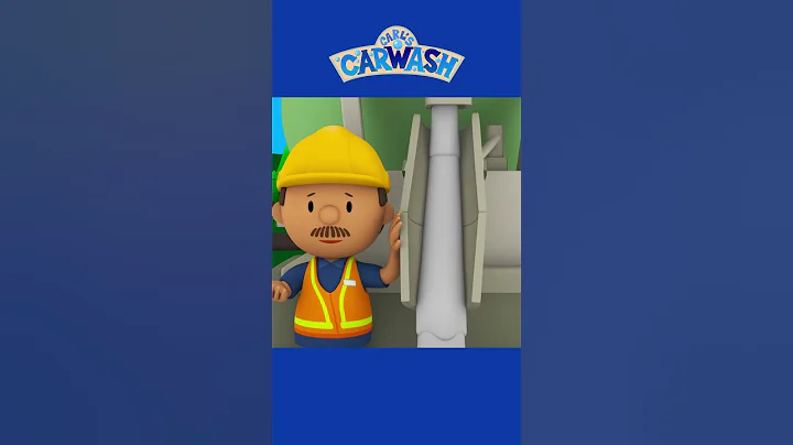 Cecil's cement mixer needs a clean! #carlscarwash #kidsvideo #kidscartoon