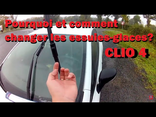 TUTO] Remplacer essuies glaces [CLIO 4] Comment et pourquoi