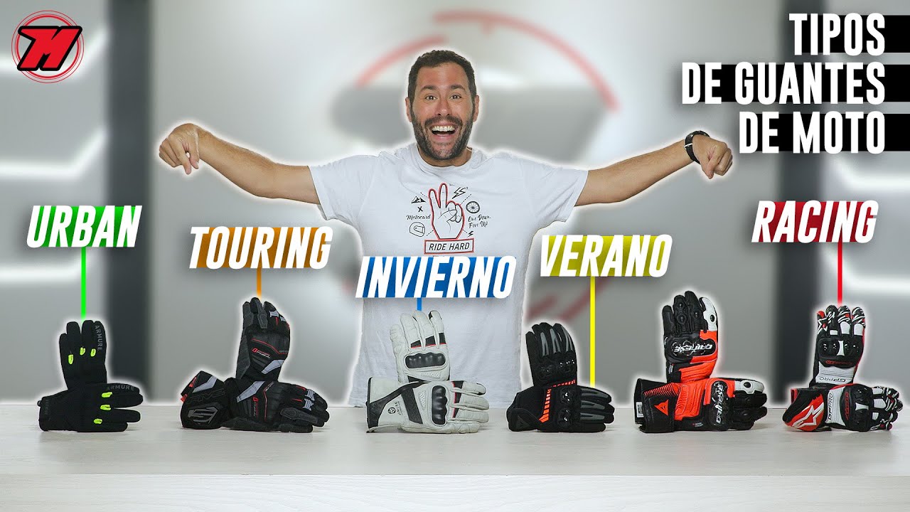 Desear casado Involucrado Tipos de guantes moto. ¿CUÁL ELEGIR? GUÍA DEFINITIVA 🚨 - YouTube