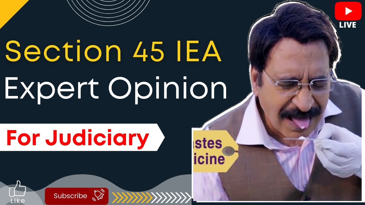 Section 45 Of Indian Evidence Act Hindi Expert Opinion In Indian 