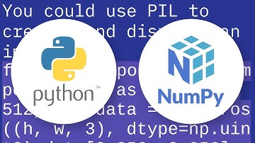 How do I convert a numpy array to (and display) an image?
