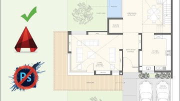 How to Render Floor Plans in Autocad | No Photoshop required