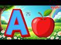 A for Apple 🍎 | ABC Cozy Night 🌙 | Gentle Alphabet Song for Kids | Mini Shark 🦈