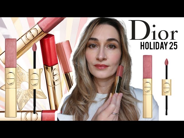 New DIOR HOLIDAY 2025 MAKEUP COLLECTION SEQUIN LIQUID LIPSTICK DUO
