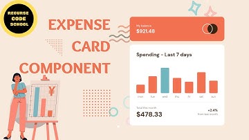 Expense Chart Component | HTML, CSS, JS & JSON Project | Web Dev Projects | Recurse Code School