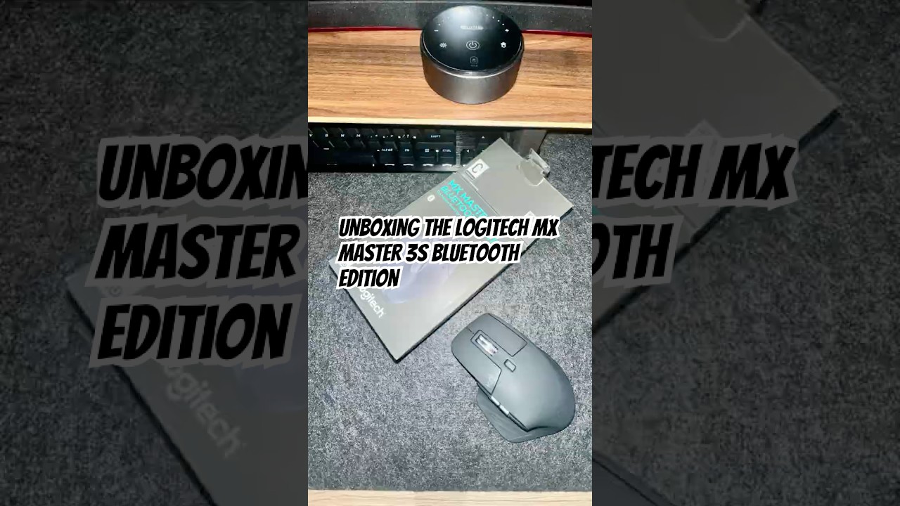This Is a Logitech Mx Master 3s Bluetooth Edition Wireless Mouse.