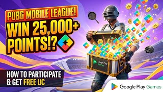 😱 FREE 25,000 GOOGLE PLAY POINTS! PUBG Mobile League: How to Join & Win! screenshot 3