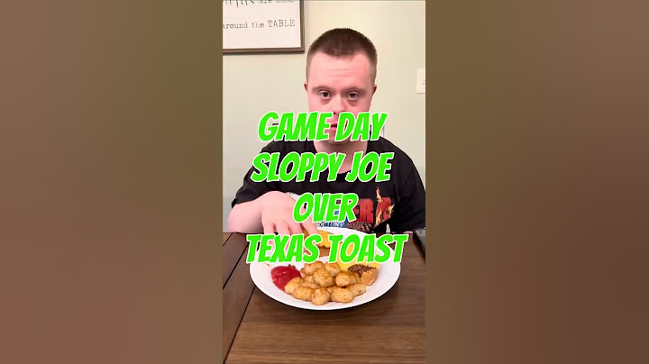 Sloppy Joe over Texas Toast 🤘😎🤘🏈🏈