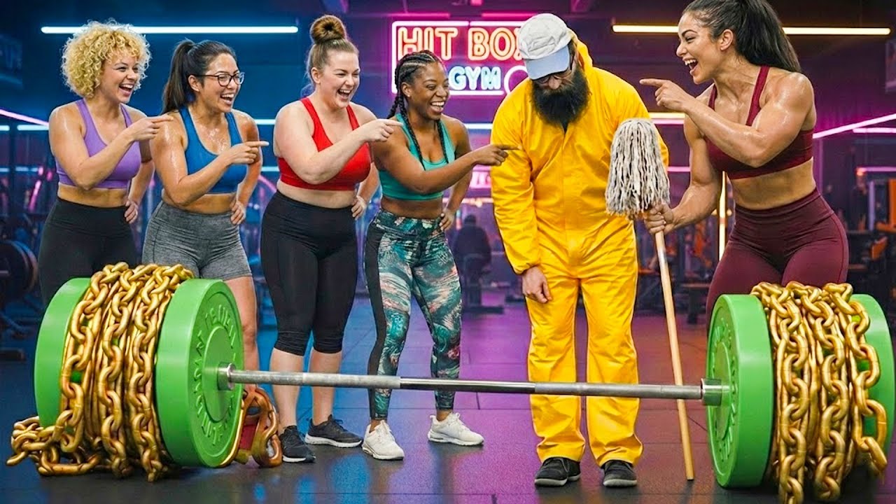 ANATOLY DESTROY the reputation of 8 arrogant bodybuilders 😱Cleaner gym Girls prank