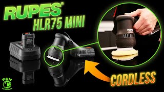 NEW Rupes HLR75 Mini iBrid cordless polisher! REVIEW