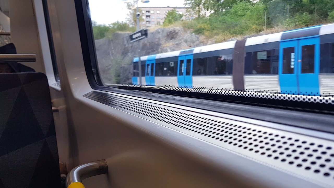 Liljeholmen-Bredäng med C30 Tunnelbana vagn 2312