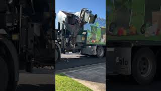 Fine Weather For A Fine Garbage Collection! #garbagecollection #bins #trashbins #sideloader 🚮🗑️