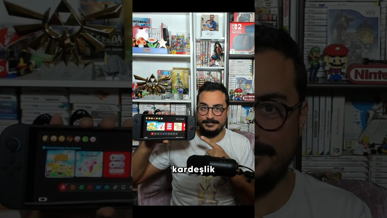 Switch 2'de Kardeşlik (Hesap paylaşımı) Nasıl Yapılır? #shorts #switch2 #nintendo