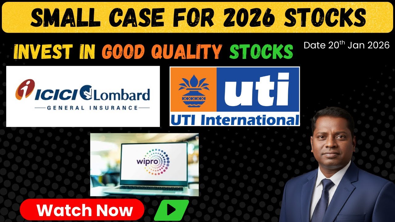 🚀 Top 3 Investment Stocks for 2026 | UTI AMC, ICICI GI & Wipro 💰📈